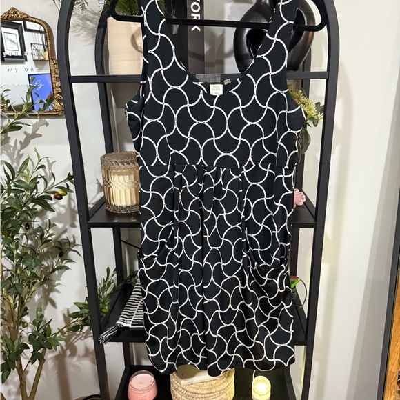 Saint Tropez West Black and White Mini Dress size large - Picture 3 of 8